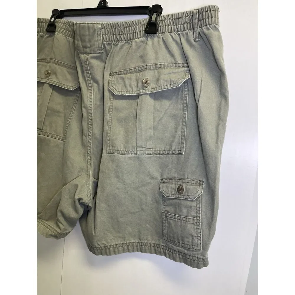 RedHead‎ Shorts Mens 48X7 Green Cargo Stretch Canvas Outdoor Fishing Hiking
